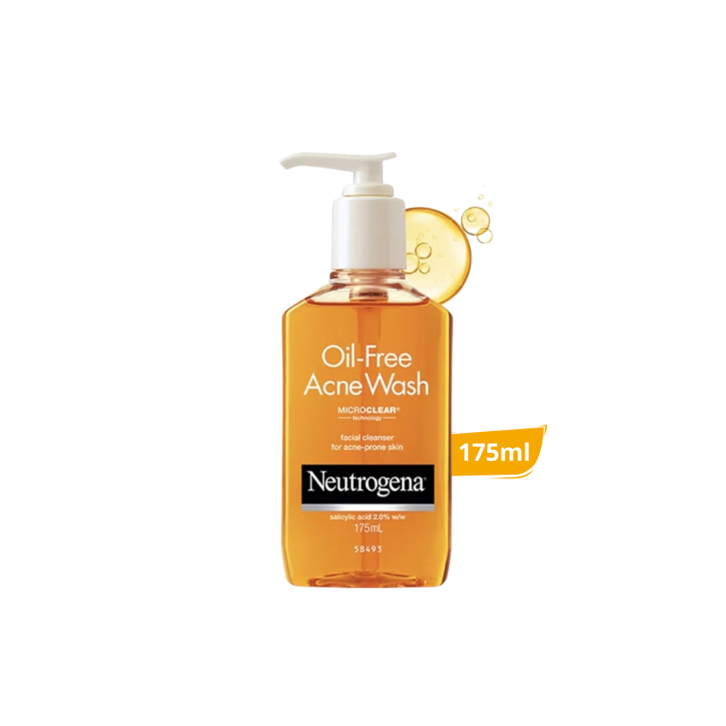 Neutrogena Oil Free Acne Wash Facial Cleanser 175ml