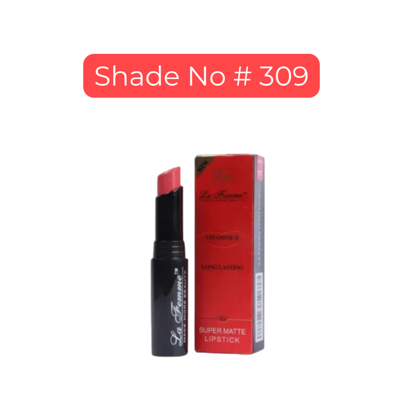 La Femme Super Matte Lipstick Shade No # 309 (3.4g)