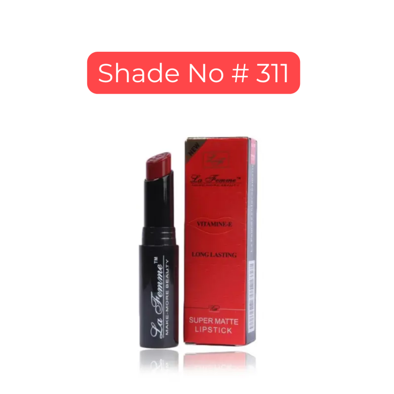 La Femme Super Matte Lipstick Shade No # 311 (3.4g)