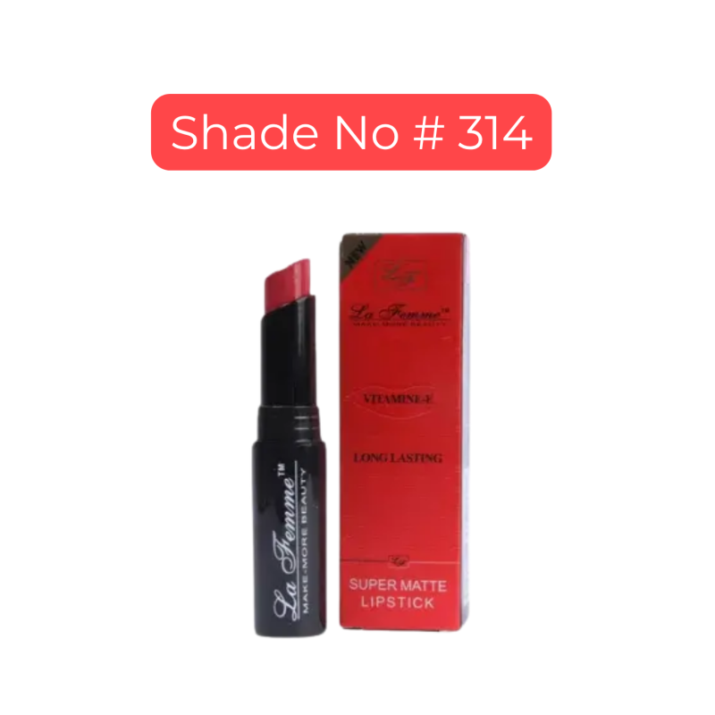 La Femme Super Matte Lipstick Shade No # 314 (3.4g)