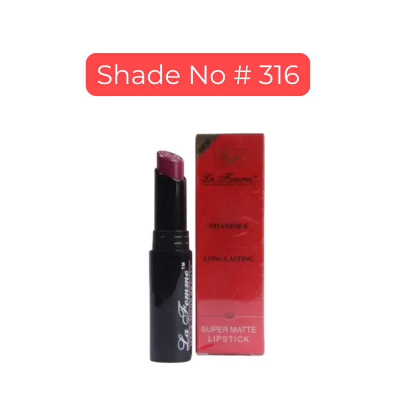 La Femme Super Matte Lipstick Shade No # 316 (3.4g)