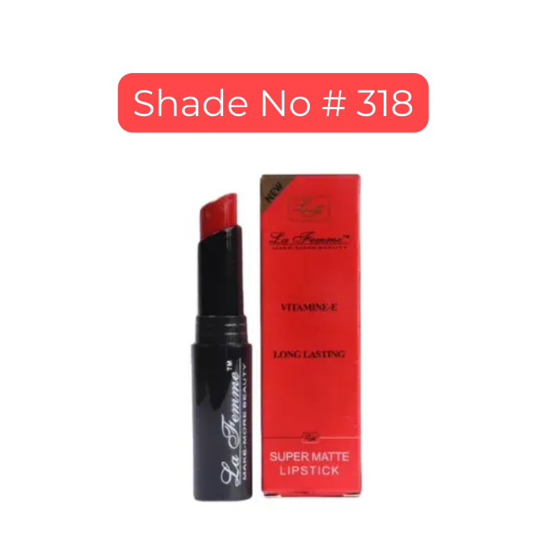La Femme Super Matte Lipstick Shade No # 318 (3.4g)