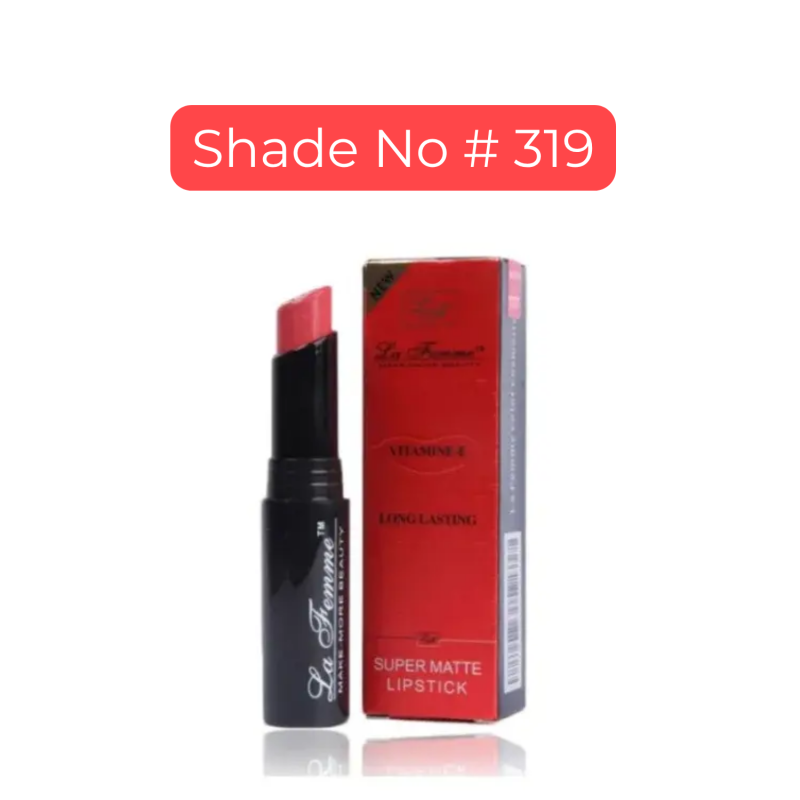 La Femme Super Matte Lipstick Shade No # 319 (3.4g)