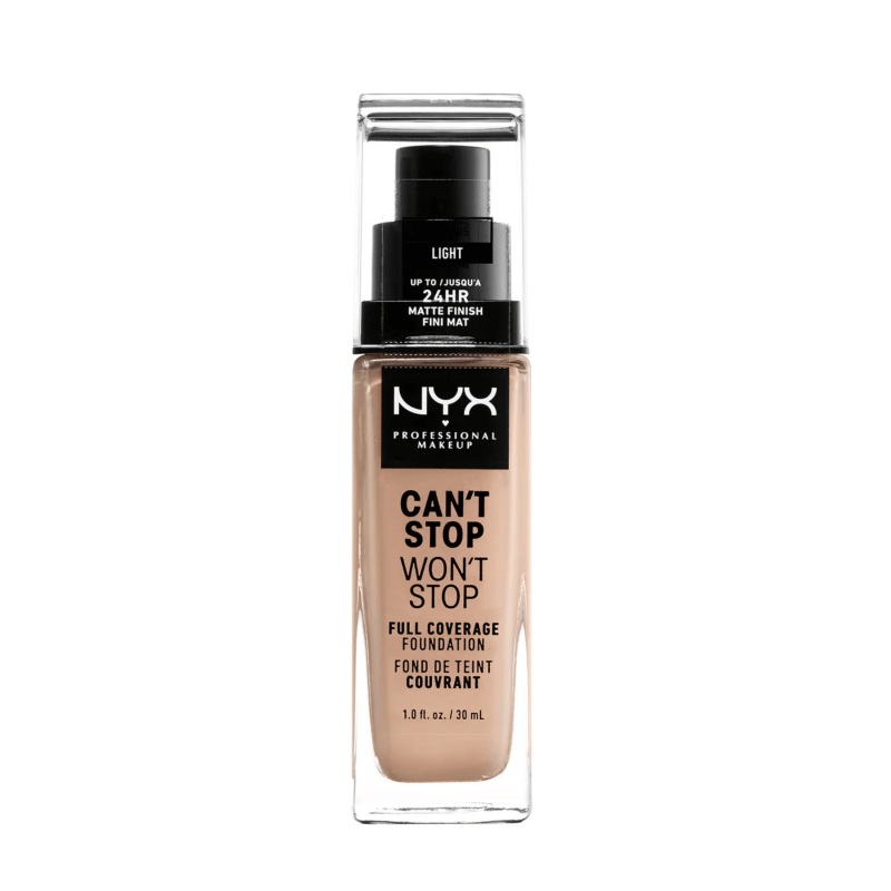 NYX Professional makeup can't stop won't stop foundation Light 30ml