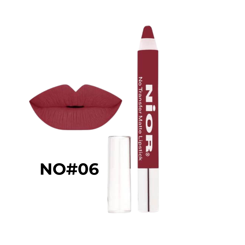 NIOR No Transfer Matte Lipstick Pencil 6 2.8g