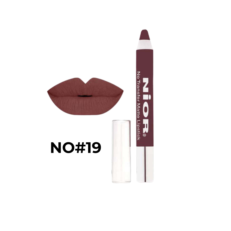 NIOR No Transfer Matte Lipstick Pencil 19 2.8g