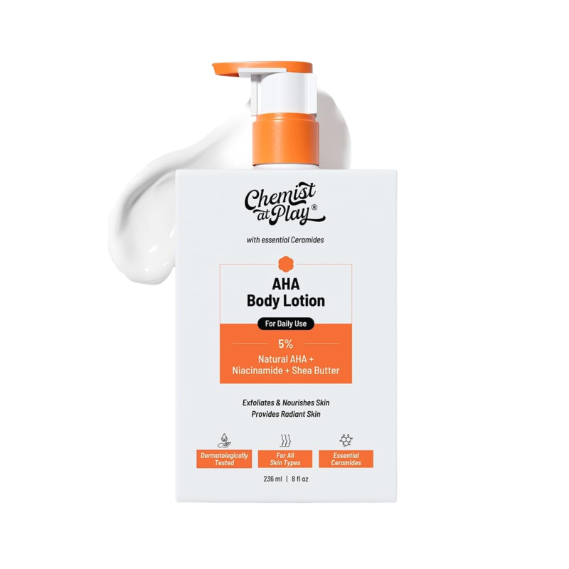 Chemist At Play AHA Body Lotion for Dry Skin 236ml