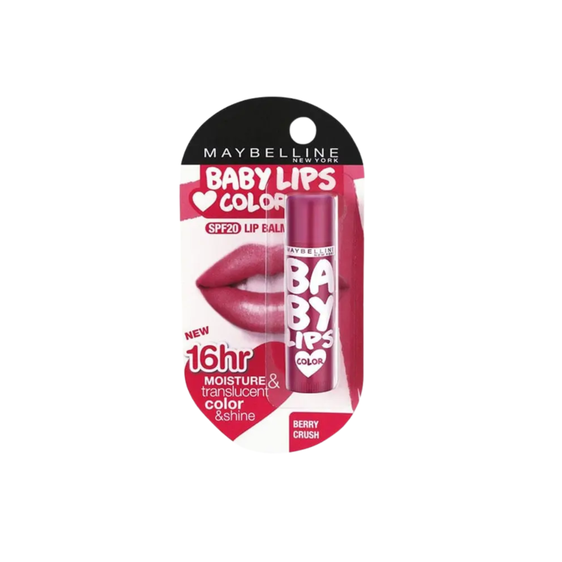 Maybelline New York Baby Lips Color Lip Balm Berry Crush SPF 20 (4gm)