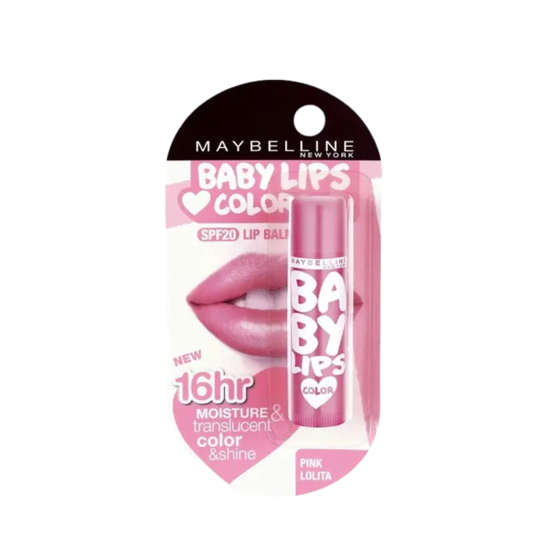 Maybelline New York Baby Lips Color Lip Balm Pink Lolita SPF 20 (4gm)