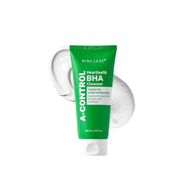 Nine Less A-Control Heartleaf & BHA Cleanser 120ml